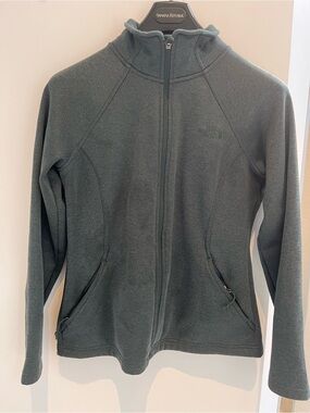 North Face Forest Green fleece zip up